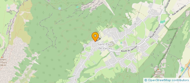 localisation de l'entreprise MADAME MELANIE JALLIFFIER VERNE  SAINT-PAUL-DE-VARCES