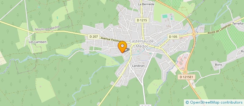 localisation de l'entreprise MADAME MELANIE JANYSZEK  CASTELNAU-DE-MEDOC