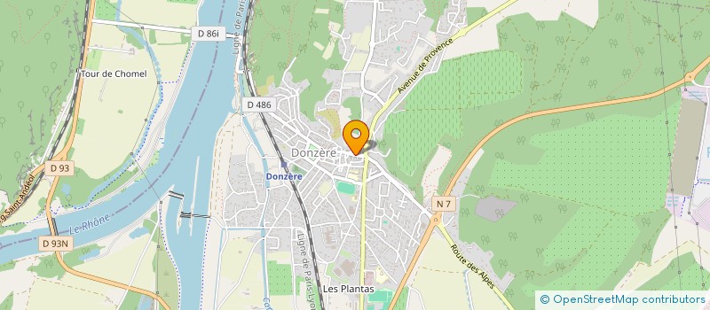 localisation de l'entreprise MADAME MELANIE JAOUEN  DONZERE