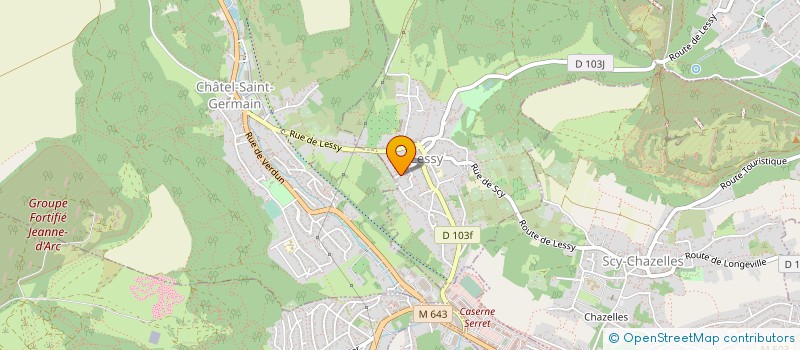 localisation de l'entreprise MADAME MELANIE JAYTENER  LESSY