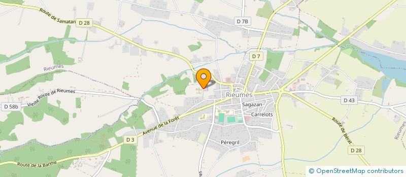 localisation de l'entreprise MADAME MELANIE JEAN  RIEUMES