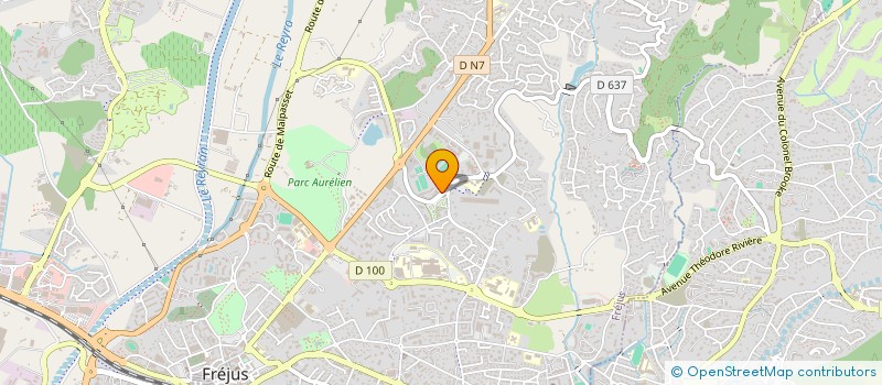 localisation de l'entreprise MADAME MELANIE JEANNEROT à FREJUS