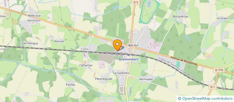 localisation de l'entreprise MADAME MELANIE JOANNIC  QUESTEMBERT