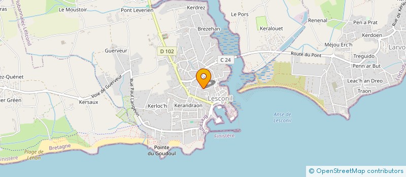 localisation de l'entreprise MADAME MELANIE JOLLY  PLOBANNALEC-LESCONIL