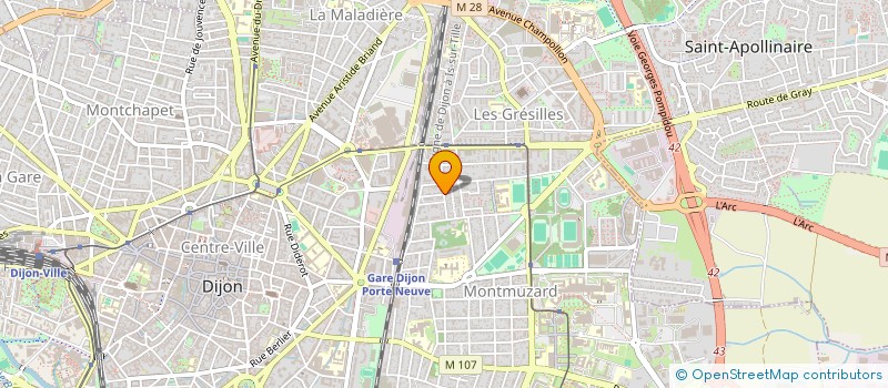 localisation de l'entreprise MADAME MELANIE JOSEPH  DIJON