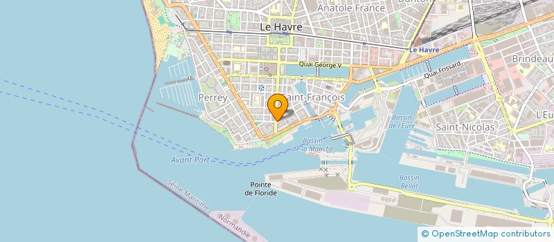 localisation de l'entreprise MADAME MELANIE JOSSET à LE HAVRE