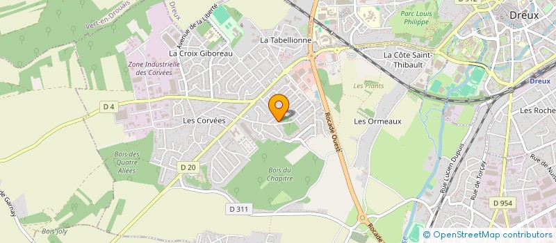 localisation de l'entreprise MADAME MELANIE JOURDAIN à VERNOUILLET