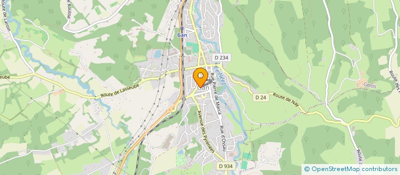 localisation de l'entreprise MADAME MELANIE JOURNET  GAN