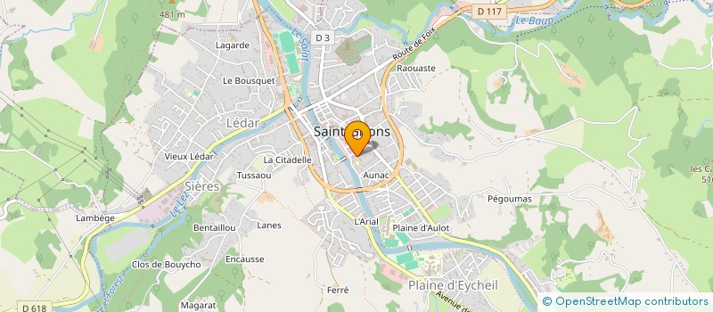 localisation de l'entreprise MADAME MELANIE JUFRE à SAINT-GIRONS