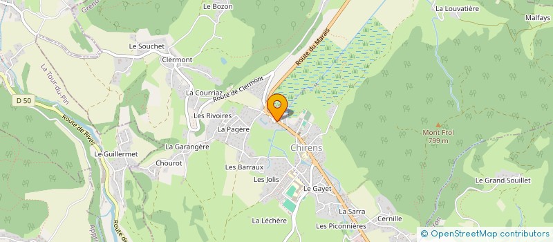 localisation de l'entreprise MADAME MELANIE JUIF  CHIRENS