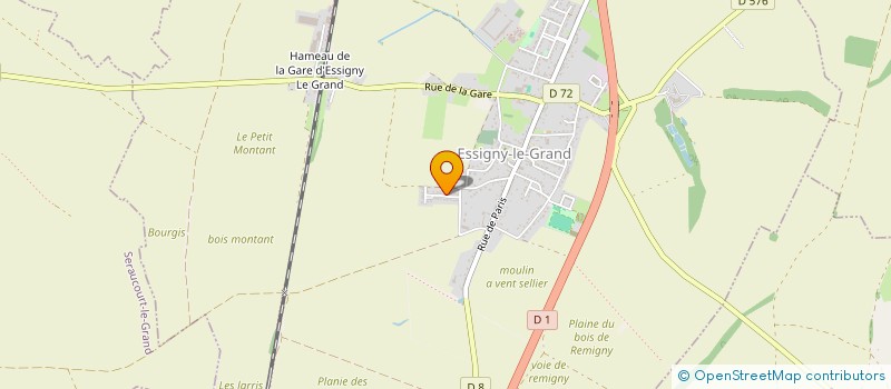 localisation de l'entreprise MADAME MELANIE JUMEAUX à ESSIGNY-LE-GRAND