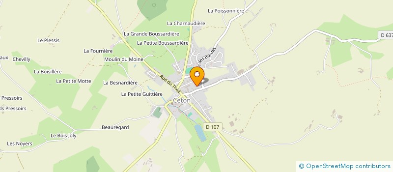 localisation de l'entreprise MADAME MELANIE JURE à CETON