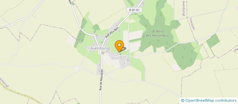 localisation de l'entreprise MADAME MELANIE KACZMAREK  AVERDOINGT