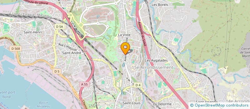 localisation de l'entreprise MADAME MELANIE KAROSSI  MARSEILLE