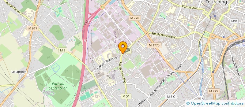 localisation de l'entreprise MADAME MELANIE KAUFFMANN  MOUVAUX