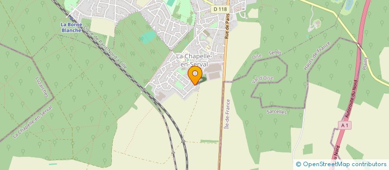 localisation de l'entreprise MADAME MELANIE KLEINHENZ  LA CHAPELLE-EN-SERVAL