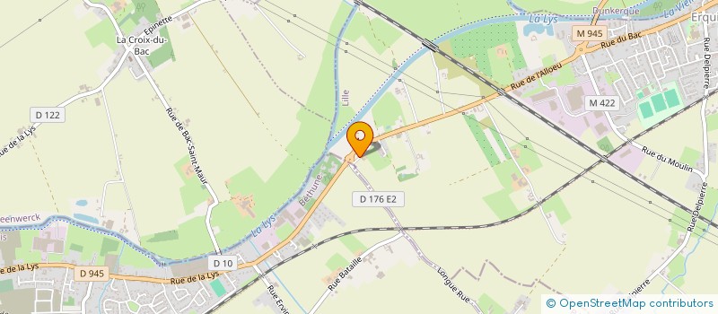 localisation de l'entreprise MADAME MELANIE KLEJNOT  ERQUINGHEM-LYS