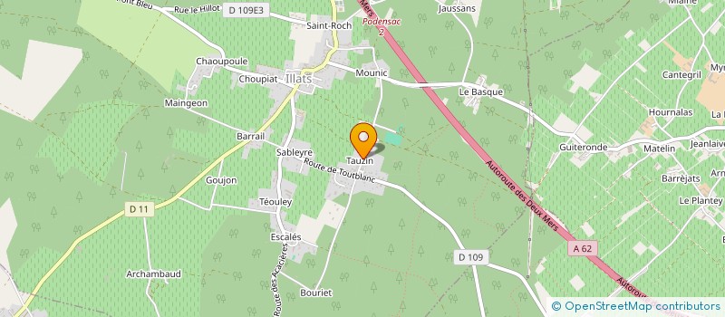 localisation de l'entreprise MADAME MELANIE KOLIFRATH  ILLATS