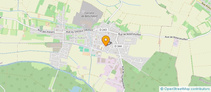 localisation de l'entreprise MADAME MELANIE KREMSER  BETSCHDORF