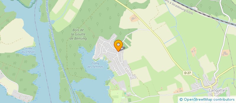 localisation de l'entreprise MADAME MELANIE KRIEGER  LANGATTE