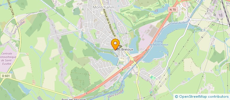 localisation de l'entreprise MADAME MELANIE LA PLACA  MONTCHANIN