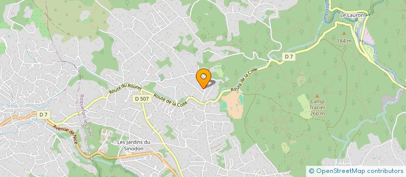 localisation de l'entreprise MADAME MELANIE LA SPESA  ROQUEFORT-LES-PINS