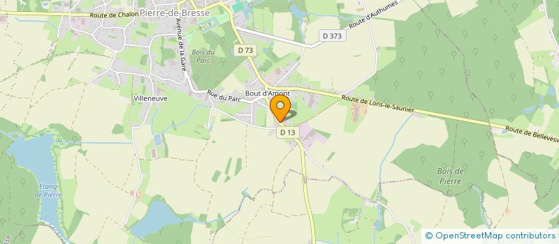 localisation de l'entreprise MADAME MELANIE LACOUR  PIERRE-DE-BRESSE