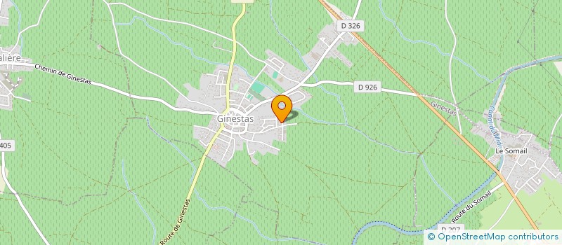 localisation de l'entreprise MADAME MELANIE LAFAGE  GINESTAS