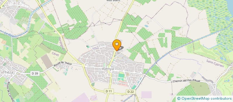 localisation de l'entreprise MADAME MELANIE LAFAILLE  ALENYA