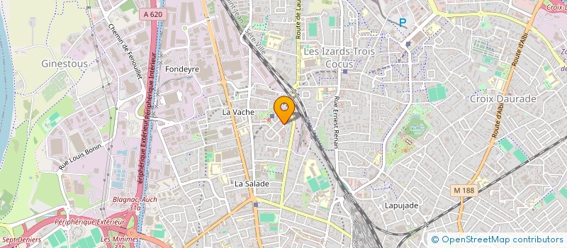 localisation de l'entreprise MADAME MELANIE LAFON à TOULOUSE