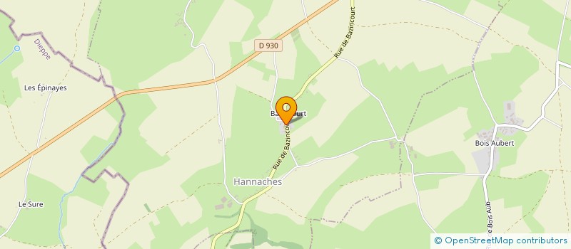 localisation de l'entreprise MADAME MELANIE LAMBERT  HANNACHES