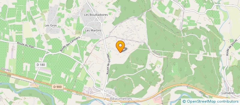 localisation de l'entreprise MADAME MELANIE LAMIOT  BEAUMETTES