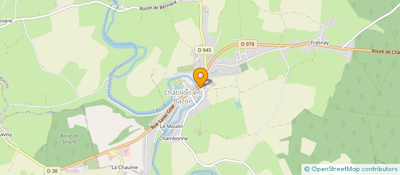 localisation de l'entreprise MADAME MELANIE LAMIRAULT à CHATILLON-EN-BAZOIS