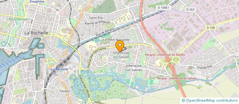 localisation de l'entreprise MADAME MELANIE LANG  LA ROCHELLE