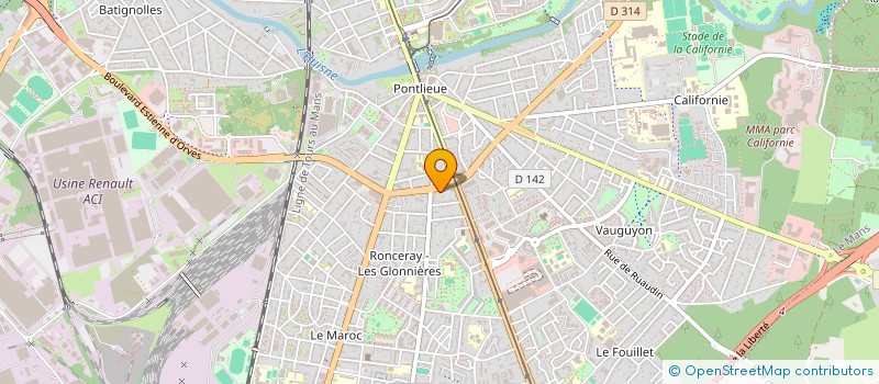 localisation de l'entreprise MADAME MELANIE LASSEAUX à LE MANS