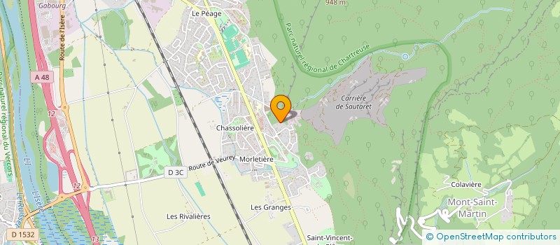 localisation de l'entreprise MADAME MELANIE LAUGIER  VOREPPE