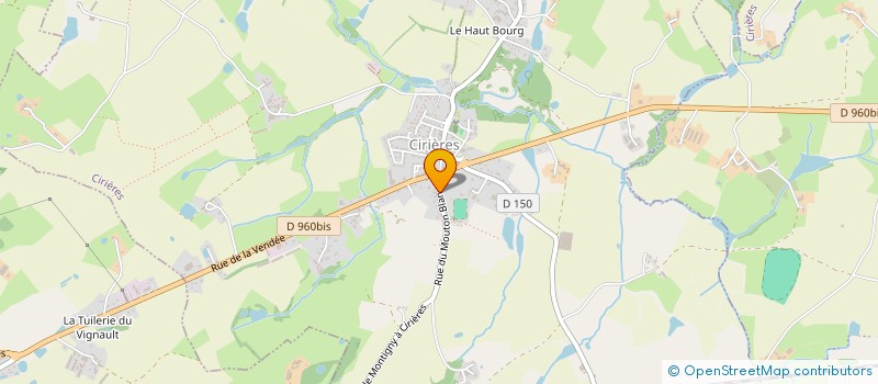 localisation de l'entreprise MADAME MELANIE LAUNAY  CIRIERES