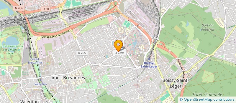 localisation de l'entreprise MADAME MELANIE LAURE à LIMEIL-BREVANNES