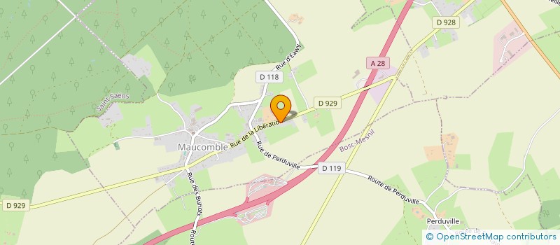 localisation de l'entreprise MADAME MELANIE LAURENCE  MAUCOMBLE