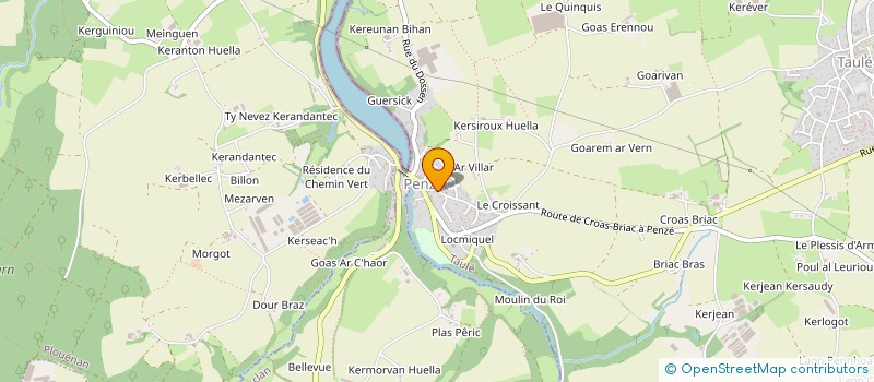 localisation de l'entreprise MADAME MELANIE LE BARS  TAULE