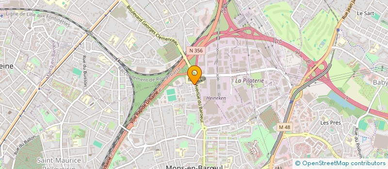 localisation de l'entreprise MADAME MELANIE LE BLAN  MONS-EN-BARUL