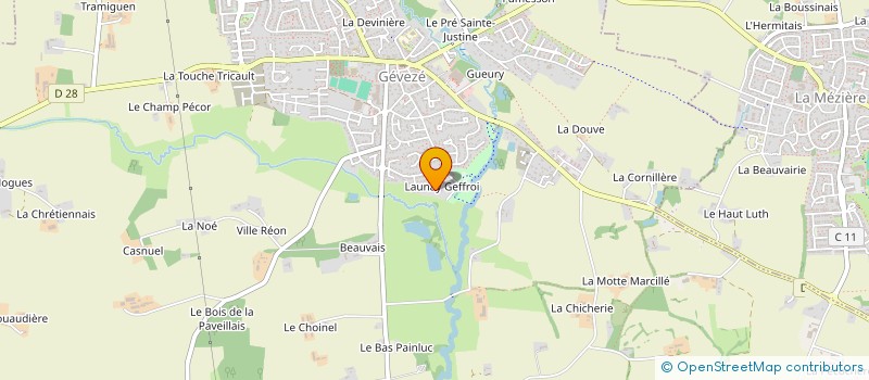 localisation de l'entreprise MADAME MELANIE LE BLANC  PACE