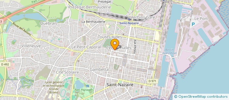 localisation de l'entreprise MADAME MELANIE LE CAM à SAINT-NAZAIRE