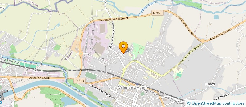 localisation de l'entreprise MADAME MELANIE LE CORRE  VALENCE