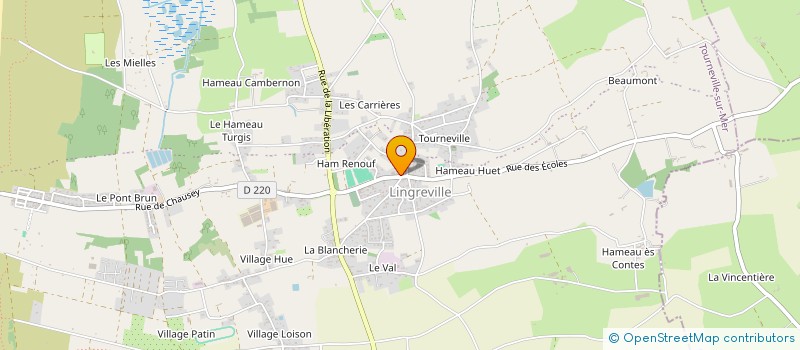 localisation de l'entreprise MADAME MELANIE LE GENTIL  TOURNEVILLE-SUR-MER