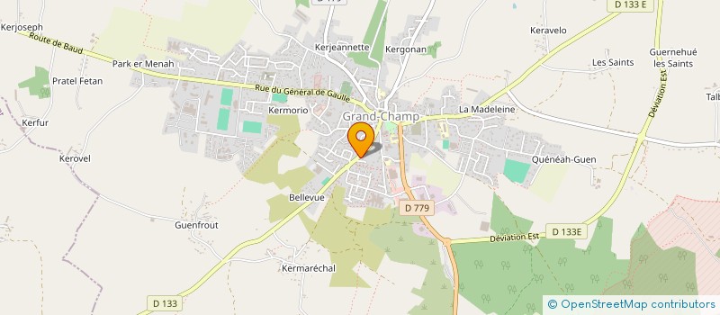 localisation de l'entreprise MADAME MELANIE LE GLEAU  GRAND-CHAMP