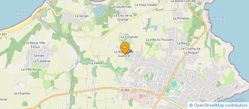 localisation de l'entreprise MADAME MELANIE LE HOUX à CANCALE