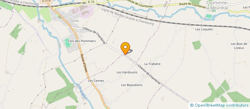 localisation de l'entreprise MADAME MELANIE LE MARQUIS à GLOS