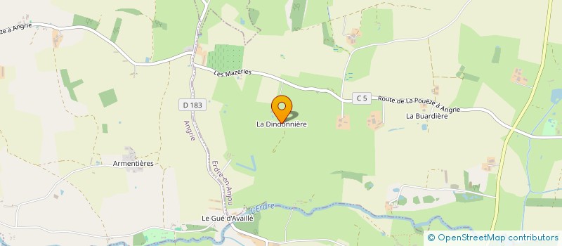 localisation de l'entreprise MADAME MELANIE LE PAGE à ERDRE-EN-ANJOU