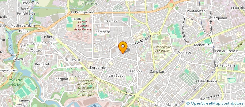 localisation de l'entreprise MADAME MELANIE LE STUM à BREST